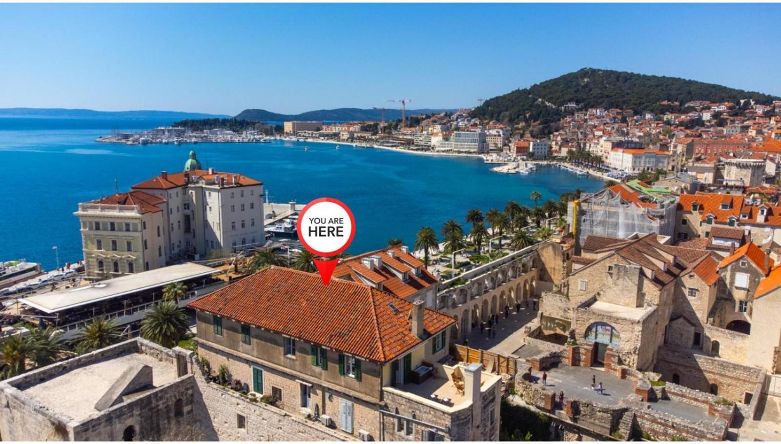 Diocletian Tower - Bella Vista & Palazzo Spalato Esterno foto